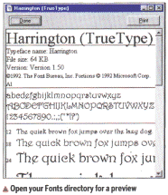Open your Fonts directory for a preview