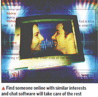 Find someone online with similar interests and chat software will take care of the rest 