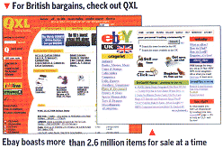 For British bargains, check out QXL : Ebay boasts more than 2.6 million items for sale at a time