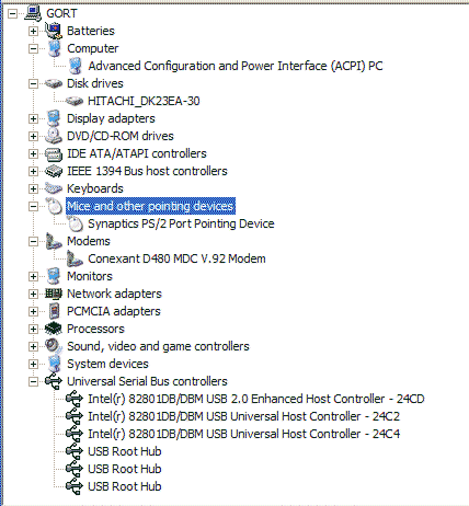 Windows Device List